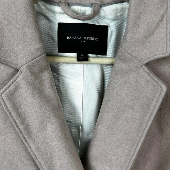 Banana Republic • Melton Wool Side Tie Coat - Picture 6 of 10